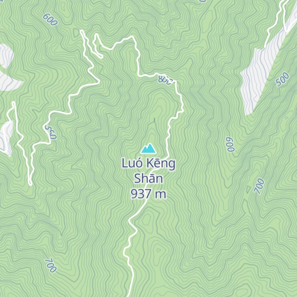 Map of Luó Kēng Shān