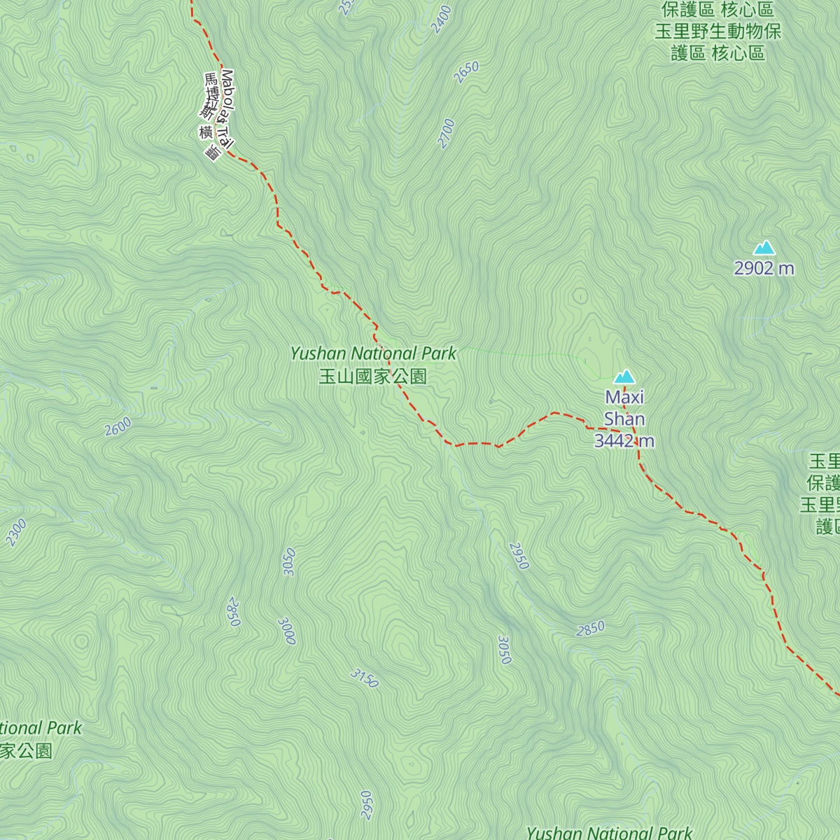 Mabugu Cabin map