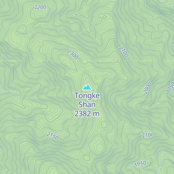 Map of Tongke Shan