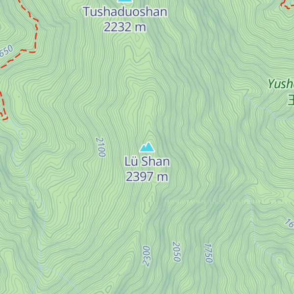 Map of Lü Shan