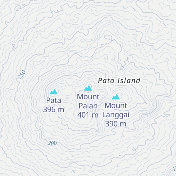 Map of Mount Palan