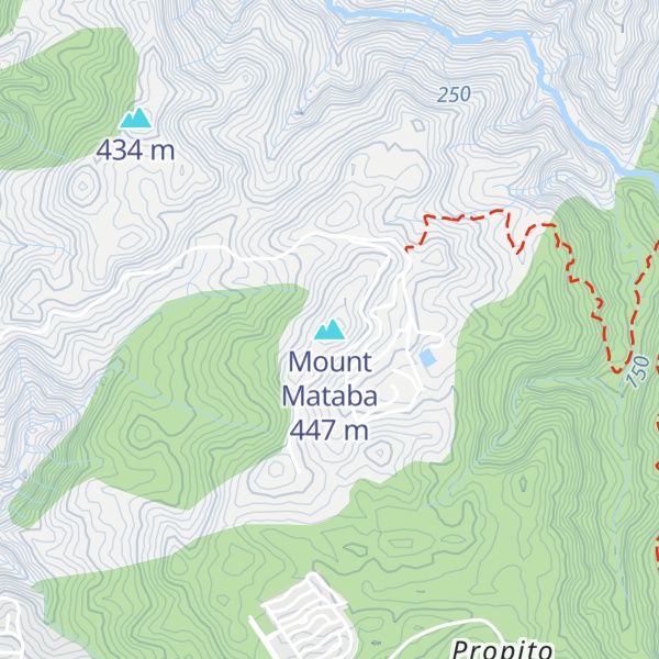 Map of Mount Mataba