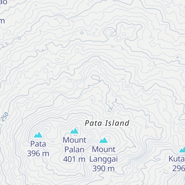 Map of Mount Matingka