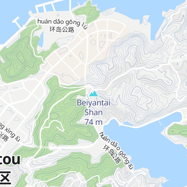 Map of Beiyantai Shan