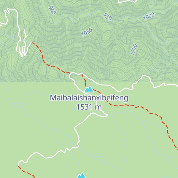 Map of Maibalaishanxibeifeng