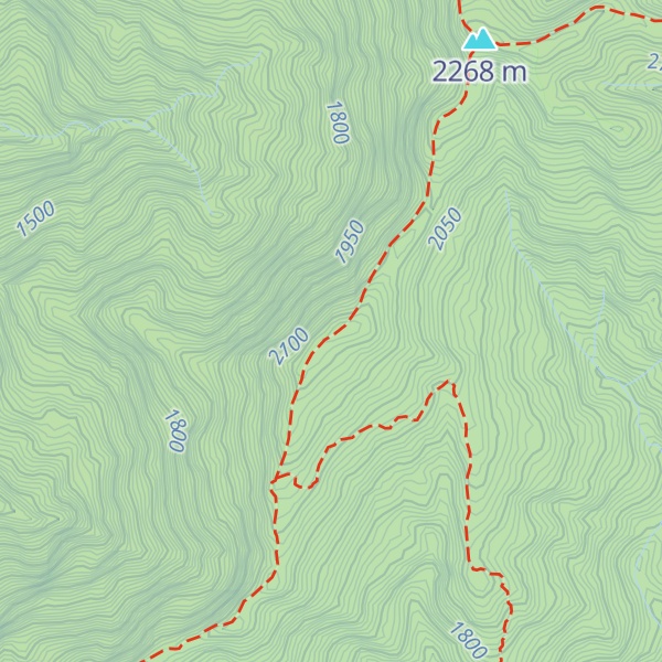Map of Běi Wàn Dàshān Zhǔfēng