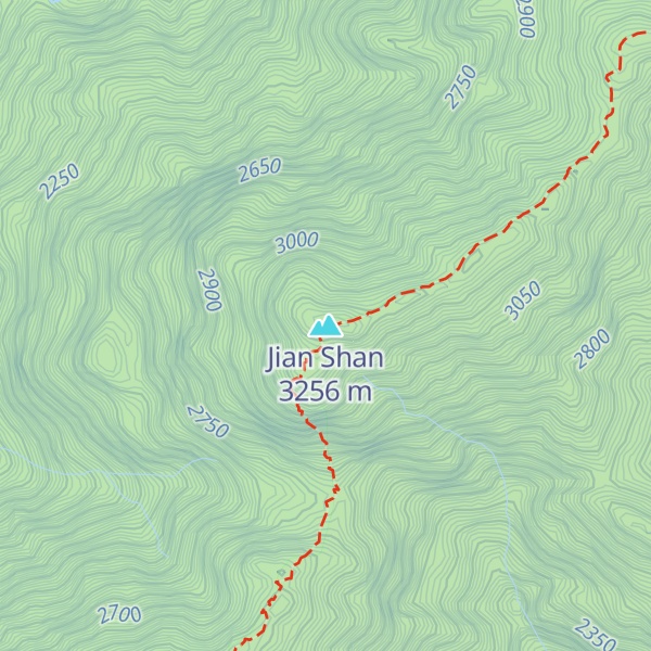 Map of Jian Shan