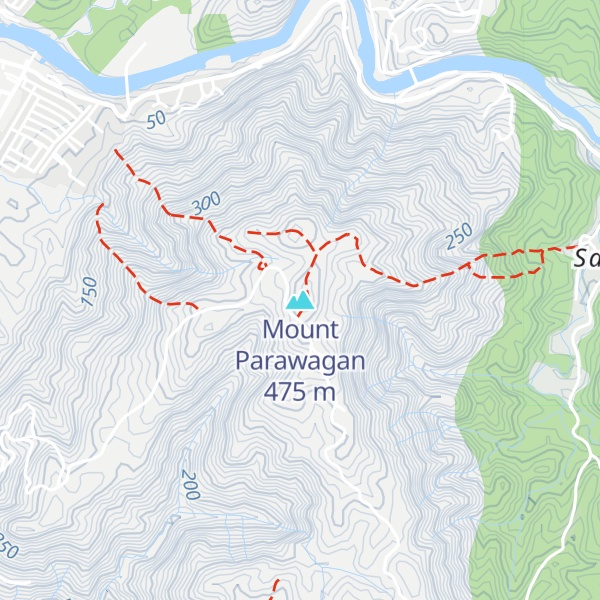 Map of Mount Parawagan