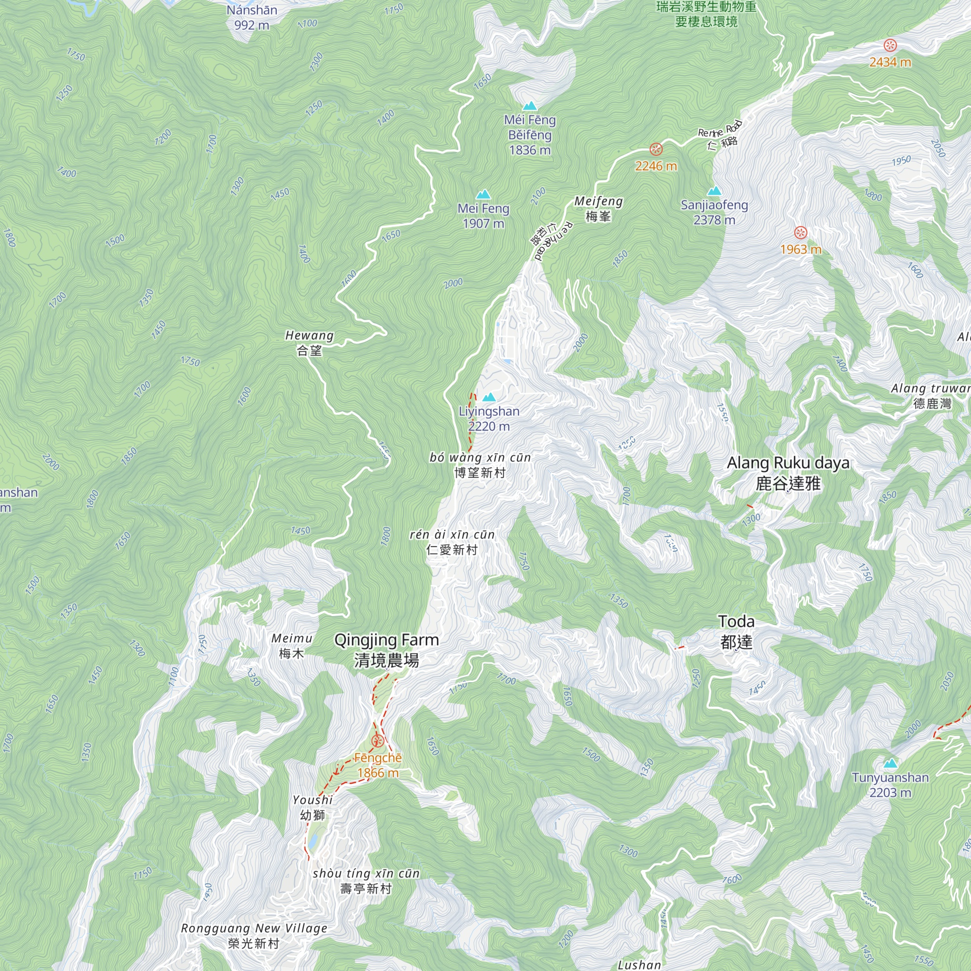Lǜ Yì Mínsù map