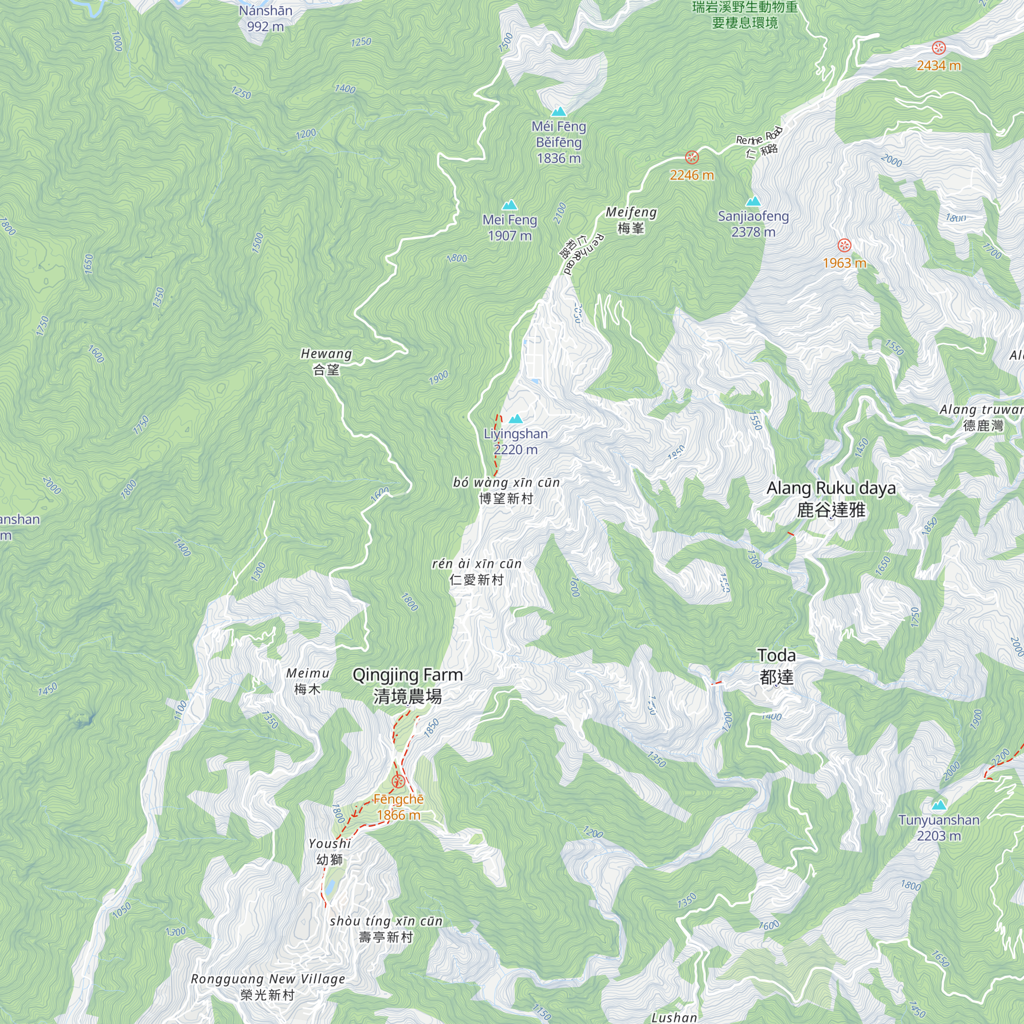 Lǜ Yì Mínsù map