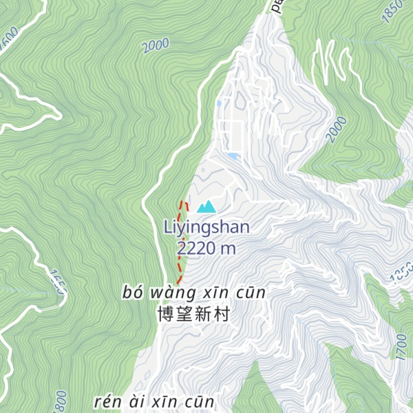 Map of Liyingshan