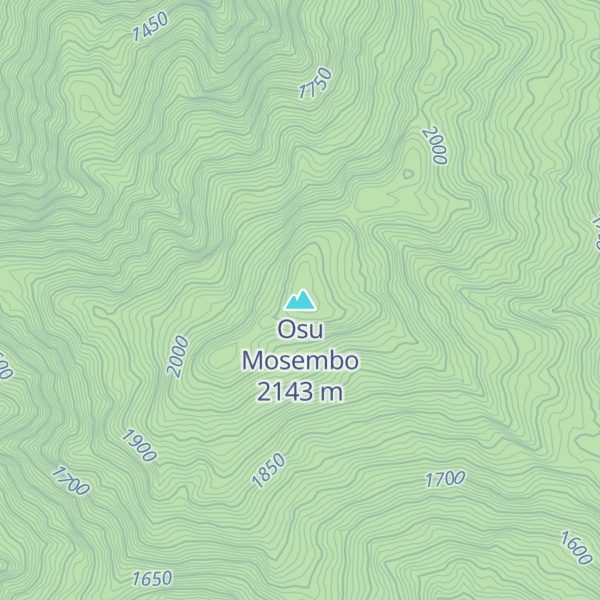 Map of Osu Mosembo