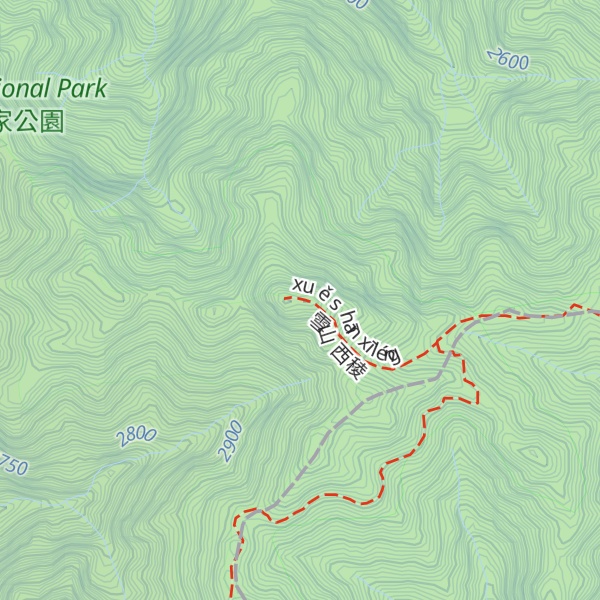 Map of Huoshi Shan