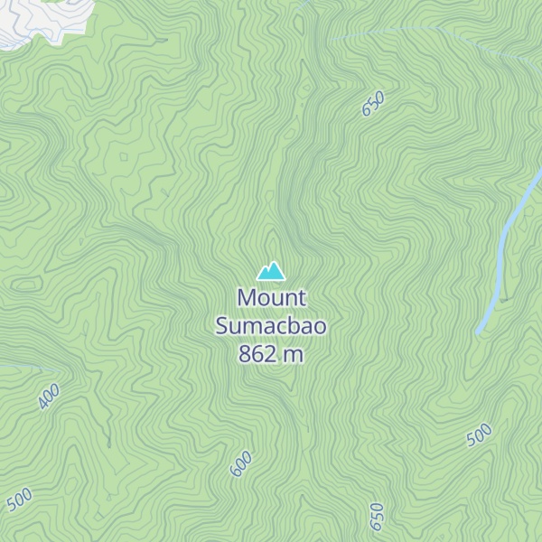 Map of Mount Sumacbao
