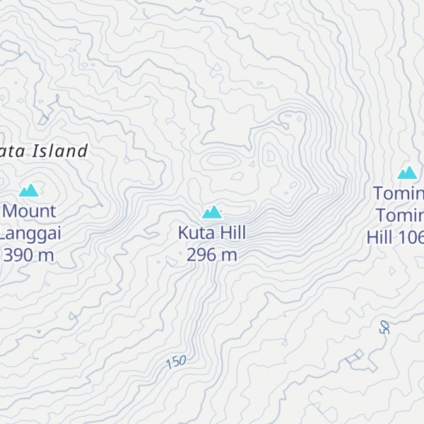 Map of Kuta Hill