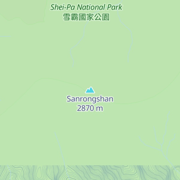 Map of Sanrongshan