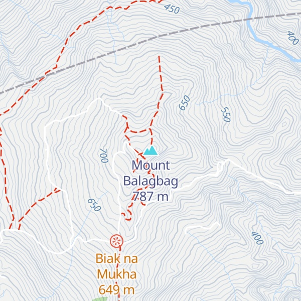 Map of Mount Balagbag