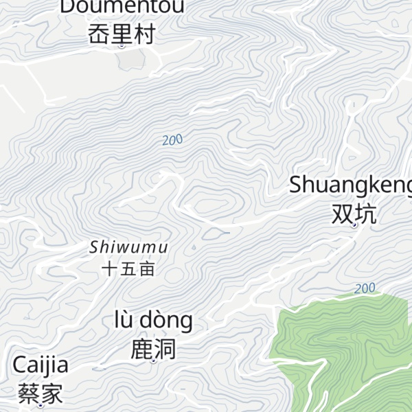 Map of Zhuó Jiā Hòu Shān