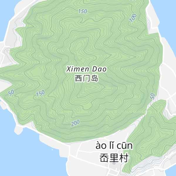 Map of Ximen Shan