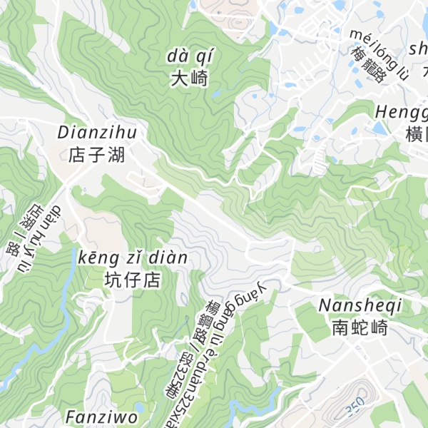 Map of Sān Qià Shuǐ Shān ( Rǔ Gū Shān )