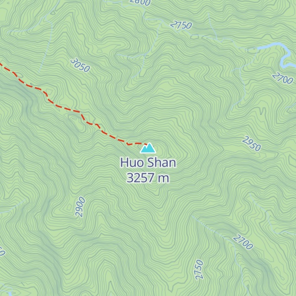 Map of Huo Shan
