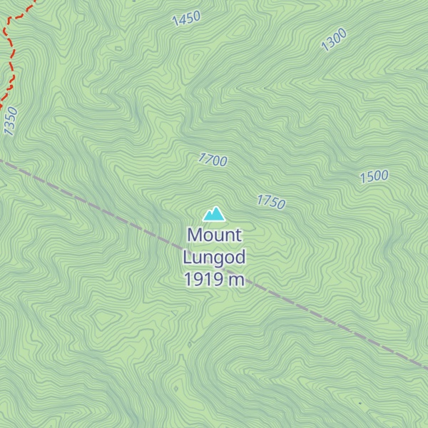 Map of Mount Lungod