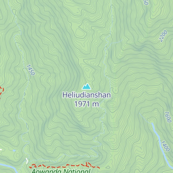 Map of Heliudianshan
