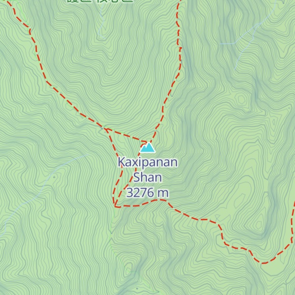 Map of Kaxipanan Shan