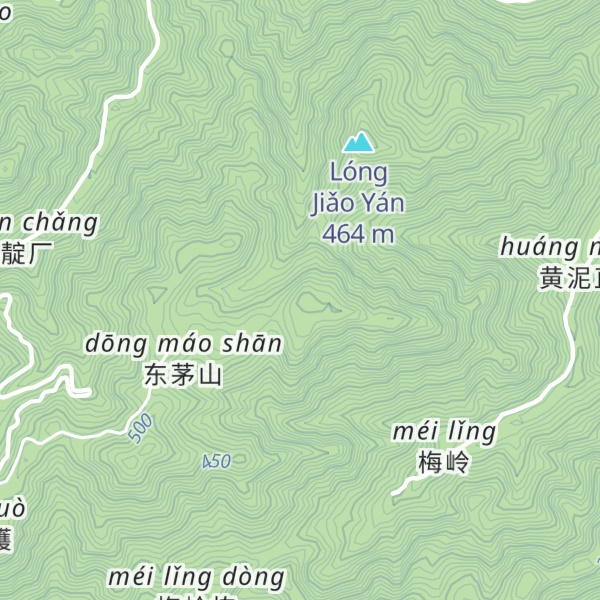 Map of Huǒshāo Shān Gǎng