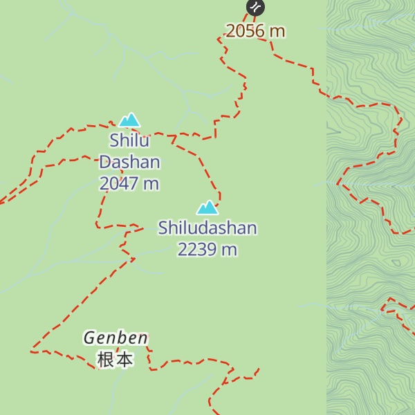 Map of Shiludashan