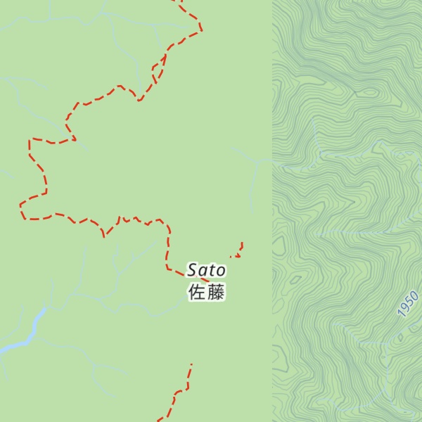Map of Zuotengshan