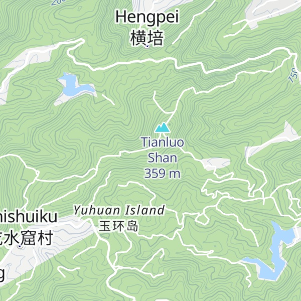 Map of Chīshuǐ Kū Shān
