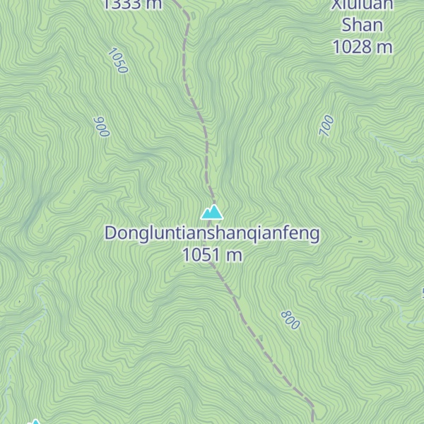 Map of Dongluntianshanqianfeng