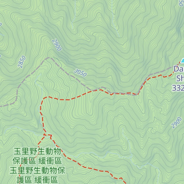 Map of Lulilaluoshan