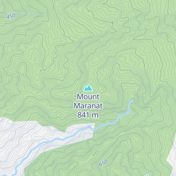 Map of Mount Maranat