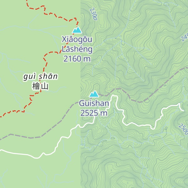 Map of Guishan