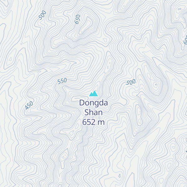Map of Dongda Shan