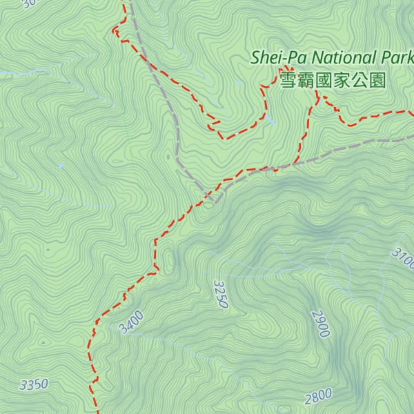 Map of Mt. Cuichi Sancha