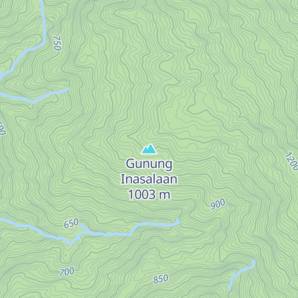Map of Gunung Inasalaan