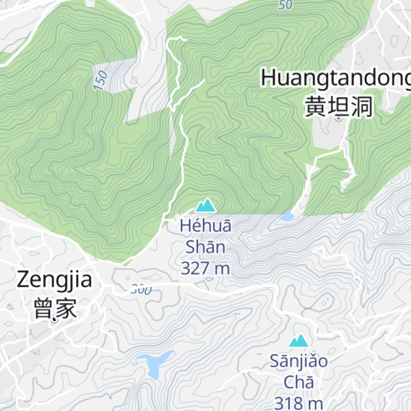 Map of Héhuā Shān