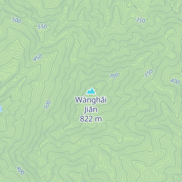 Map of Wànghǎi Jiān