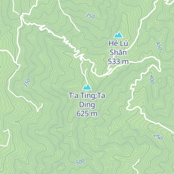 Map of T'a Ting;Ta Ding