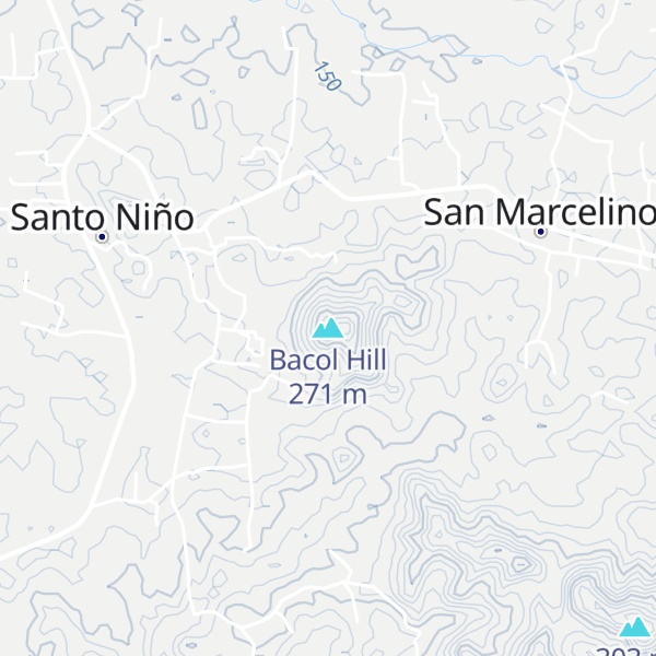 Map of Bacol Hill