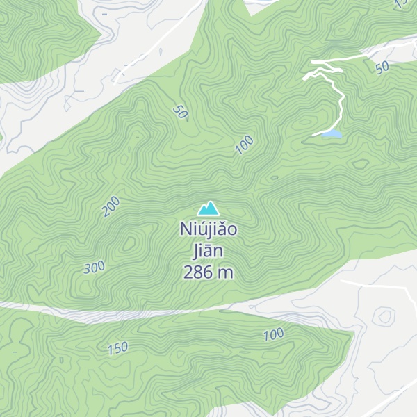 Map of Niújiǎo Jiān