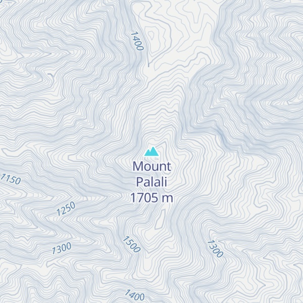 Map of Mount Palali