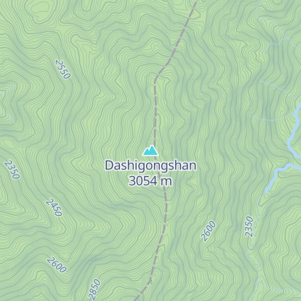 Map of Dashigongshan
