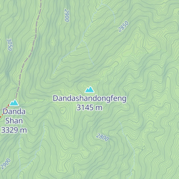 Map of Dandashandongfeng