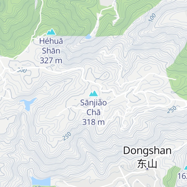 Map of Sānjiǎo Chā