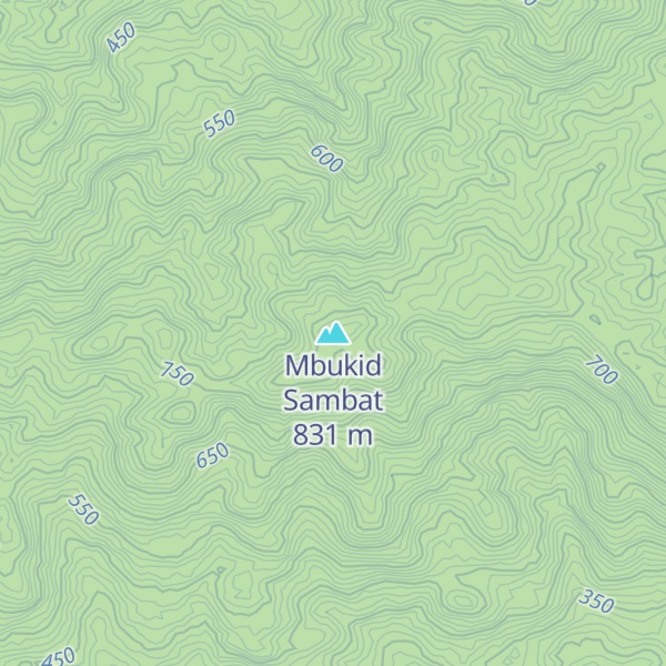 Map of Mbukid Sambat