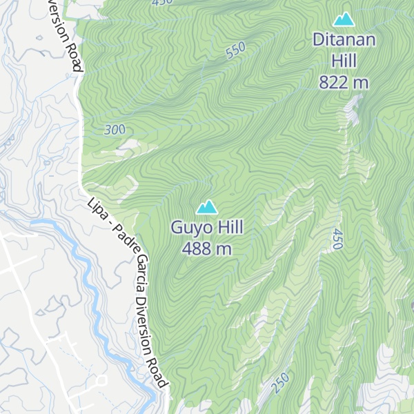 Map of Guyo Hill
